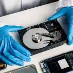data hard drive backup disc hdd disk restoration restore recovery engineer work tool virus access file fixing failed profession engineering maintenance repairman technology concept